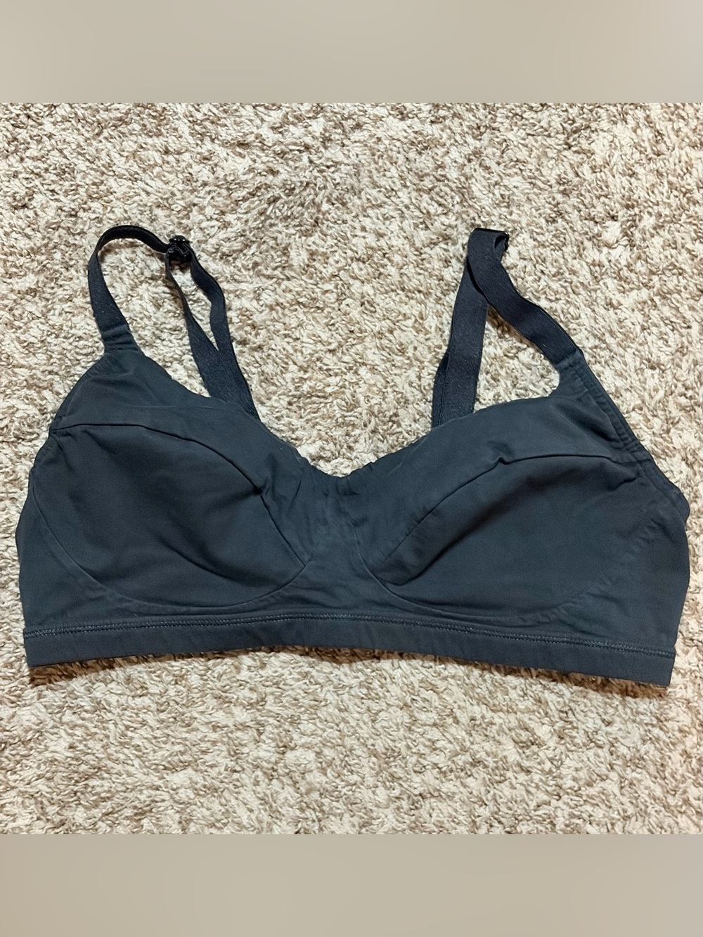 Organic Basics Soft Wireless Black Bra